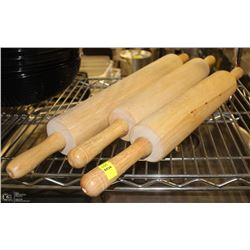 GROUP OF 3- 12-3/4" ROLLING PINS