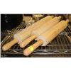 Image 1 : GROUP OF 3- 12-3/4" ROLLING PINS