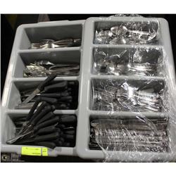 3 CUTLERY TRAYS OF VARIOUS UTENSILS PLUS EXTRA