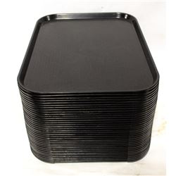 BLACK CAFE TRAYS - 35 APPROX.