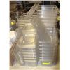 Image 1 : LARGE LOT OF ASSORTED PLASTIC INSERTS WITH LIDS