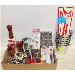 FLAT OF SALT & PEPPER MISC.