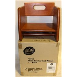 LOT OF 2 TABLE CRAFT WOODEN BOOSTER SEATS