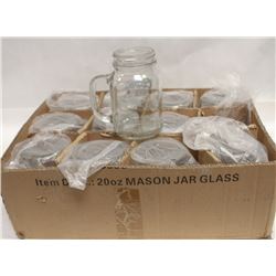 12 NEW 20 OZ COORS BANQUET MASON JAR MUGS
