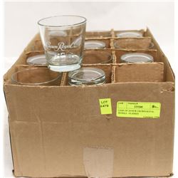 CASE OF 24 NEW CROWN ROYAL HI-BALL  GLASSES