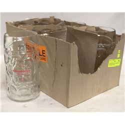 6 NEW RICKARDS OKTOBERFEST 1 LITRE BEER STEINS