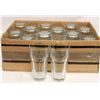 Image 1 : CASE WITH 24 HEAVY GLASSES 20 OZ NEW.