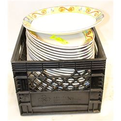 GLASS MEXICAN OVAL PLATES SYRACUSE.