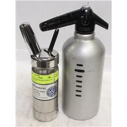WHIP CREAM AND SODA DISPENSER - USES CO2