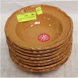 LOT OF 8 NEW GLASS COUNSETRON BOWLS