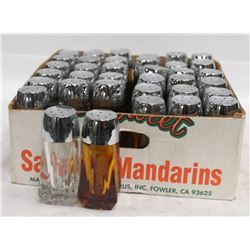 CASE WITH 36 SALT & PEPPER SHAKERS