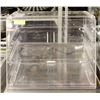 Image 1 : CLEAR ACRYLIC BAKER DISPLAY
