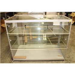 NEW 3-TIER LED LIGHTED GLASS DISPLAY CASE