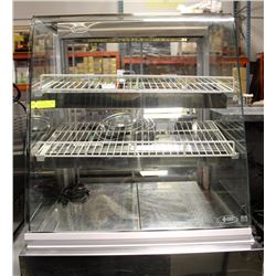 QBD COUNTER TOP DISPLAY WARMER, CURVED FRONT GLASS