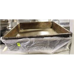 LOT OF TWO 21" X 16" ROASTING PANS