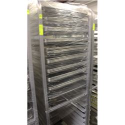 20 SLAT COOLING RACK ON WHEEL W/ TRAYS