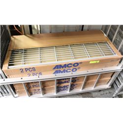 LOT OF 30 NEW STORAGE SHELVING- NO POSTS,