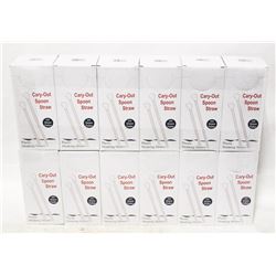 1 DOZEN CASES (2400) OF CARRY OUT PLASTIC SPOON