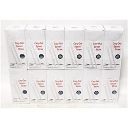 1 DOZEN CASES (2400) OF CARRY OUT PLASTIC SPOON