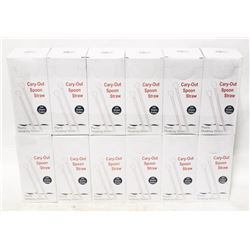 1 DOZEN CASES (2400) OF CARRY OUT PLASTIC SPOON