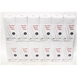 1 DOZEN CASES (2400) OF CARRY OUT PLASTIC SPOON