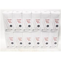 1 DOZEN CASES (2400) OF CARRY OUT PLASTIC SPOON