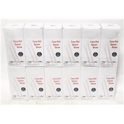 1 DOZEN CASES (2400) OF CARRY OUT PLASTIC SPOON