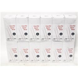 1 DOZEN CASES (2400) OF CARRY OUT PLASTIC SPOON