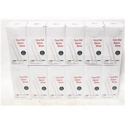 1 DOZEN CASES (2400) OF CARRY OUT PLASTIC SPOON