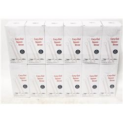 1 DOZEN CASES (2400) OF CARRY OUT PLASTIC SPOON