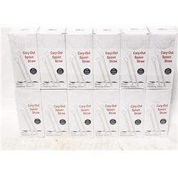 1 DOZEN CASES (2400) OF CARRY OUT PLASTIC SPOON