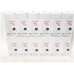 1 DOZEN CASES (2400) OF CARRY OUT PLASTIC SPOON