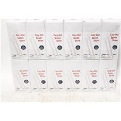 1 DOZEN CASES (2400) OF CARRY OUT PLASTIC SPOON