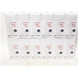 1 DOZEN CASES (2400) OF CARRY OUT PLASTIC SPOON