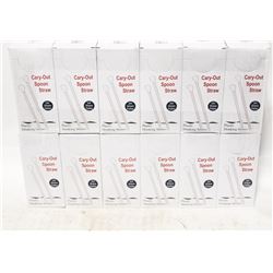 1 DOZEN CASES (2400) OF CARRY OUT PLASTIC SPOON