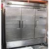 Image 1 : 3 DOOR TRUE FREEZER. SOLD AS IS
