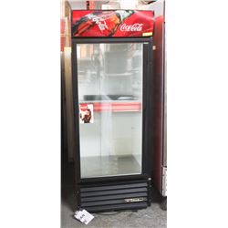 TRUE SINGLE GLASS DOOR POP FRIDGE