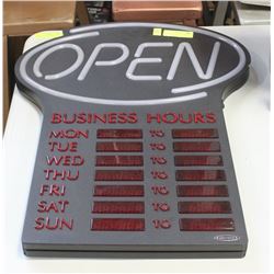 NEON / LED "OPEN" SIGN