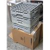 Image 1 : LOT OF 9 NEW GREY CAMRACK COMMERCIAL DISHWASHING