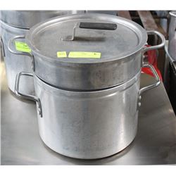 DOUBLE 10 LITRE POTS WITH LID