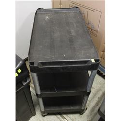 3 TIER BLACK COMMERCIAL SERVICE CART