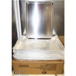 CASE OF - ALUMINUM BUN PANS FULL SIZE