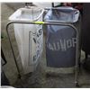 Image 1 : STAINLESS STEEL LAUNDRY RACK WITH 3 NEW BAGS