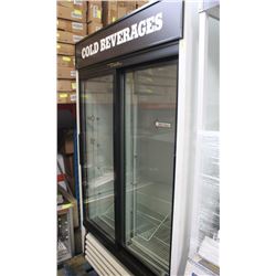 TRU DOUBLE SLIDING DOOR BEVERAGE COOLER