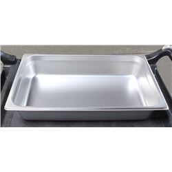 NEW FULL SIZED STAINLESS STEEL 4" PAN INSERT