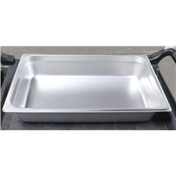 NEW FULL SIZED STAINLESS STEEL 4" PAN INSERT