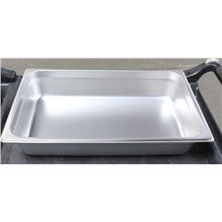 NEW FULL SIZED STAINLESS STEEL 4" PAN INSERT