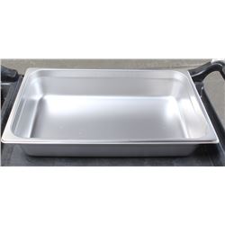 NEW FULL SIZED STAINLESS STEEL 4" PAN INSERT