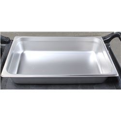 NEW FULL SIZED STAINLESS STEEL 4" PAN INSERT