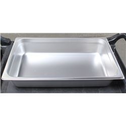 NEW FULL SIZED STAINLESS STEEL 4" PAN INSERT